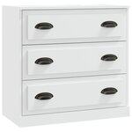 vidaXL Buffet blanc 70x35 5x67 5 cm bois d'ingénierie
