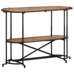 vidaXL Table console 110x42x76 cm bois massif d'acacia