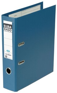 classeur rado plast  dos: 80 mm  A4  blanc ELBA