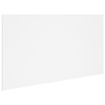 vidaXL Tête de lit Blanc 160x1 5x80 cm Bois d'ingénierie