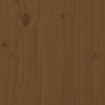 vidaXL Table de chevet Marron miel 40x34x55 cm Bois de pin solide