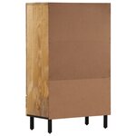vidaXL Buffet 60x33x100 cm bois de manguier massif