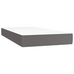 vidaXL Matelas à ressorts ensachés pour enfants fermeté moyenne 80x160 cm similicuir