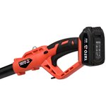 YATO Taille-haie avec batterie Li-Ion 2 0Ah 18V 420 mm