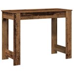 vidaXL Bureau vieux bois 100x45x75 cm bois d'ingénierie