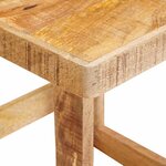 vidaXL Tables gigognes 2 Pièces Marron Bois de mangue massif