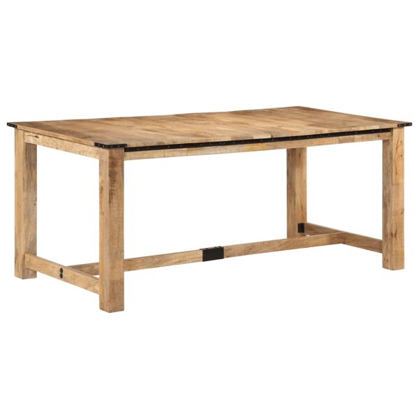 vidaXL Table à dîner 180x90x75 cm bois de manguier massif