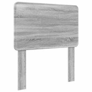 vidaXL Tête de lit Gris Sonoma 90 cm Bois d'ingénierie