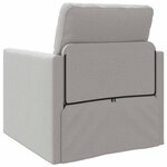 vidaXL Canapé-Lit 60cm Gris nuage tissu