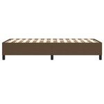 vidaXL Cadre de lit Marron foncé 80x200 cm Tissu