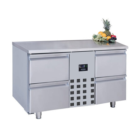 Table réfrigérée positive série 700 - 4 ou 6 tiroirs - combisteel - r290 - acier inoxydable1300x700474 1785x700x850mm
