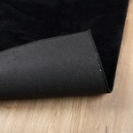vidaXL Tapis OVIEDO à poils courts noir 240x240 cm