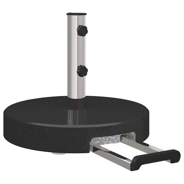 vidaXL Pied de parasol Noir 45 x 45 x 37.5 cm Granite