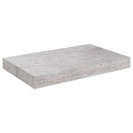 vidaXL Étagère murale flottante gris béton 23x23 5x3 8 cm MDF
