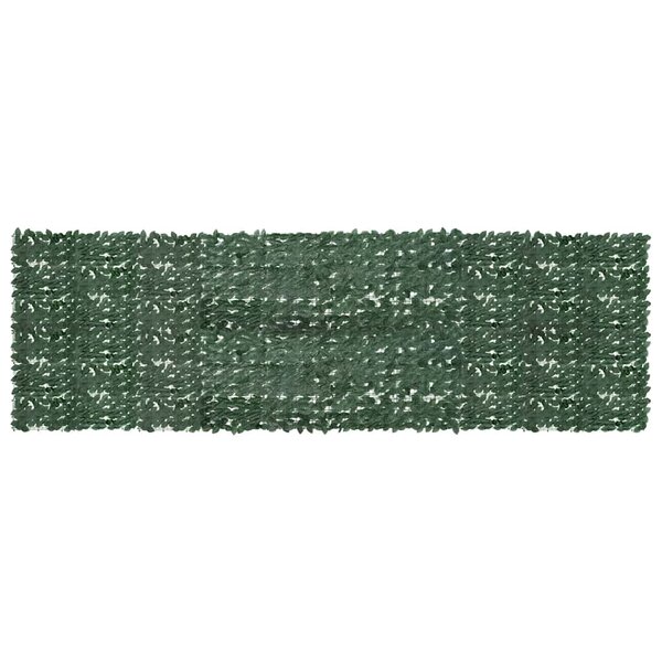 vidaXL Écran de balcon avec feuilles vert foncé 500x150 cm