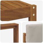 vidaXL Ensemble de canapés d'extérieur 9 Pièces Gris Naturel et Clair