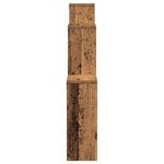 VidaXL Étagère murale vieux bois 80x15x78 5 cm bois d'ingénierie