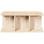 vidaXL Table basse Naturel 80 x 39 5 x 33 5 cm Bois massif en pin