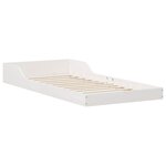 vidaXL Cadre de lit Blanc 90 x 210 cm Pin massif
