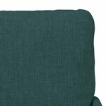 vidaXL Canapés avec coussin 110cm Vert foncé Contreplaqué