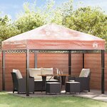 vidaXL Remplacement de housse de gazebo Transparent 3 x 3 m PVC