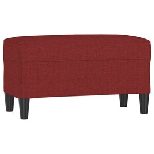 vidaXL Banc Rouge bordeaux 70x35x41 cm Tissu
