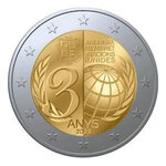 2 euros commémorative Andorre 2023 BU - 30 ans de l'entrée à l'ONU.