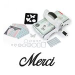 Machine de découpe big shot sizzix + matrice merci