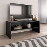 vidaXL Meuble TV Noir 100 x 40 x 40 cm Aggloméré