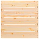 Salon de jardin 3 Pièces avec coussins crème Bois de pin massif