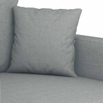vidaXL Fauteuil Gris clair 60 cm Tissu
