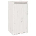 vidaXL Meubles TV 3 Pièces Blanc Bois massif de pin