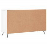 vidaXL Buffet blanc 100x36x60 cm bois d'ingénierie