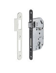THIRARD - Serrure encastrable Monomax NF pour cylindre européen  axe 50mm  bouts ronds  têtière noire - THIRARD