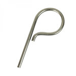 Lot de 10 pitons P Standard en inox 12 cm