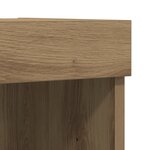 Meuble TV vidaXL avec lumières LED Chêne Artisan 60x30x40 cm