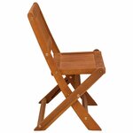 vidaXL Banc d'enfants Marron 61 x 38 x 57 cm Bois d'eucalyptus massif