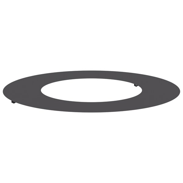 vidaXL Anneau de Pot en Métal Noir 70 cm de diamètre
