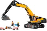 LEGO City - Pelleteuse de Chantier Jaune 60420 : Aventure de Construction pour Enfants