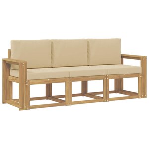 vidaXL Ensemble de canapés d'extérieur 3 Pièces