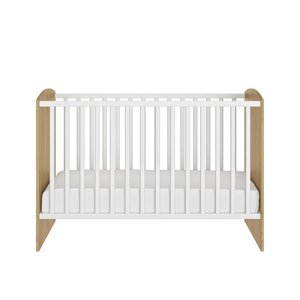 Lit bébé bois blanc 60x120 cm