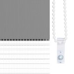 vidaXL Store 90 x 150 cm Gris