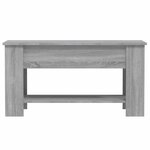 vidaXL Table basse Sonoma gris 101x49x52 cm Bois d'ingénierie