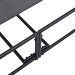 vidaXL Transat Anthracite 200 x 74 x 73 cm Textilène  acier