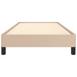 vidaXL Cadre de lit sans matelas cappuccino 80x200 cm similicuir