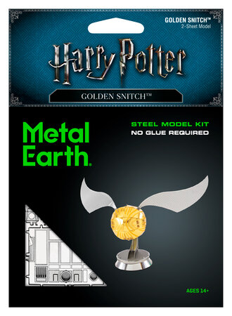 Maquette Metal Earth Harry Potter Vif d'Or 12 5 cm