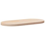 vidaXL Plateau de table 90x45x2 5 cm Bois massif Pin Ovale