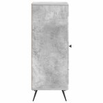 vidaXL Buffet Gris béton 33 x 34 5 x 90 cm Bois d'ingénierie
