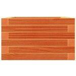 vidaXL Jardinière cire marron 40x40x23 cm bois de pin massif