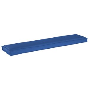vidaXL Coussin Palette pour Banc Bleu Royal 180x40x8 cm Tissu Oxford